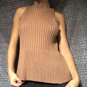 Ribbed Turtleneck Sweater